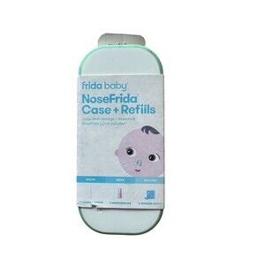 New Frida Baby NoseFrida Case + Refills Brush 2 Mouthpieces 9 Hygiene Filters
